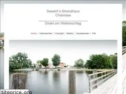 Sites similar to seewirts-strandhaus.de