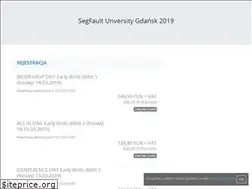 Sites similar to segfault-university-gdansk-2019.konfeo.com