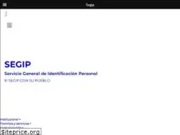Sites similar to segip.gob.bo