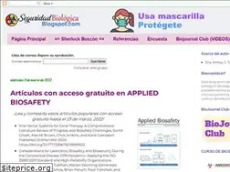 Sites similar to seguridadbiologica.blogspot.com