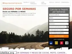 Sites similar to seguroporsemanas.es