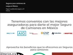 Sites similar to seguros-camiones.com.mx