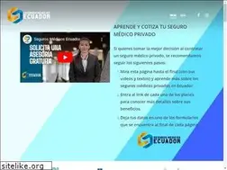 Sites similar to segurosmedicosecuador.com