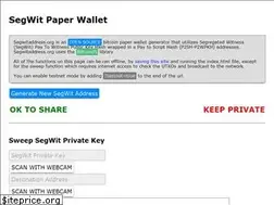Sites similar to segwitaddress.org