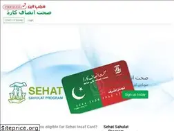 Sites similar to sehatinsafcard.com