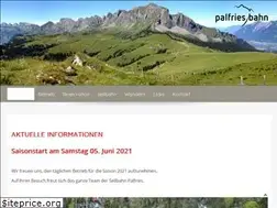 Sites similar to seilbahn-palfries.ch