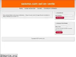 Sites similar to seisme.com