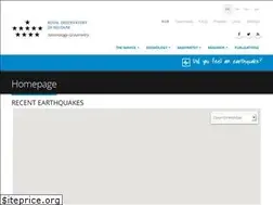 Sites similar to seismology.be
