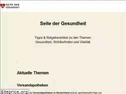 Sites similar to seite-der-gesundheit.de