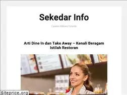 Sites similar to sekedarinfo.com