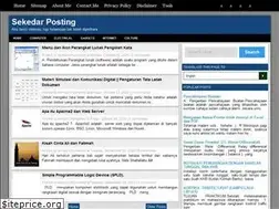 Sites similar to sekedarposting.com