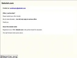 Sites similar to sekolah.com