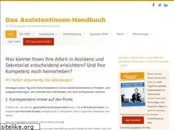 Sites similar to sekretaerinnen-handbuch.de