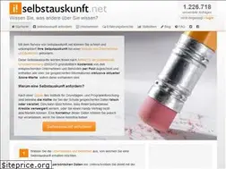 Sites similar to selbstauskunft.net