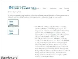 Sites similar to selbyfdn.org