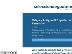 Sites similar to selecciondeguatemala.com