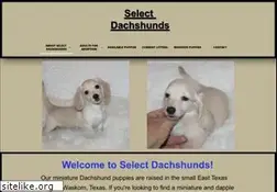 Sites similar to selectdachshunds.com