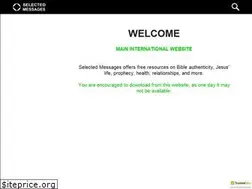 Sites similar to selectedmessages.org