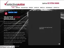 Sites similar to selectiveautos.com.au