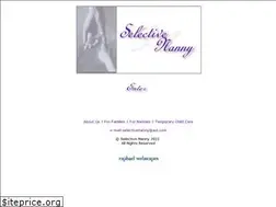 Sites similar to selectivenanny.com