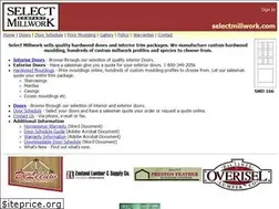 Sites similar to selectmillwork.com