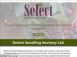 Sites similar to selectseedlingnursery.com