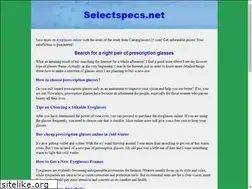 Sites similar to selectspecs.net