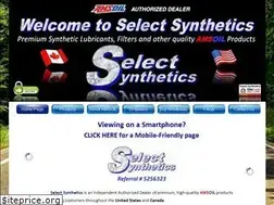 Sites similar to selectsynthetics.com