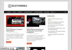 Sites similar to selectyourdeals.com