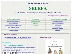 Sites similar to selefa.asso.fr