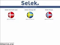 Sites similar to selek.com