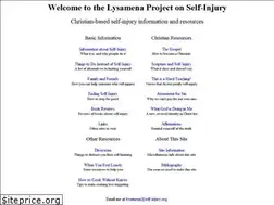Sites similar to self-injury.org