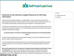 Sites similar to selfhelpexplained.com