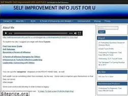 Sites similar to selfimprovement.info-just-for-u.com