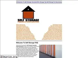 Sites similar to selfstoragefaq.com