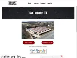 Sites similar to selfstoragegreenbriertn.com