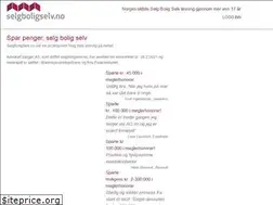 Sites similar to selgboligselv.no