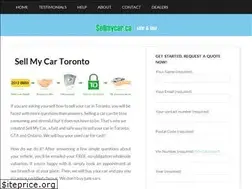Sites similar to sellmycar.ca