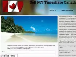 Sites similar to sellmytimesharenow.ca