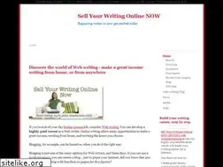 Sites similar to sellwritingnow.com