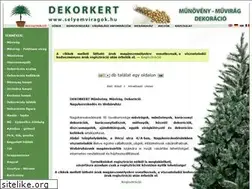 Sites similar to selyemviragok.hu