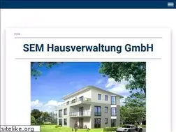 Sites similar to sem-hausverwaltung.de