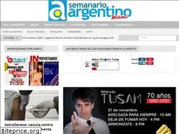 Sites similar to semanarioargentino.miami