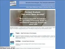 Sites similar to semantic-knowledge.com