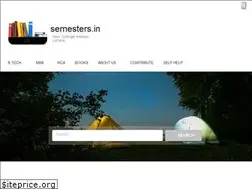 Sites similar to semesters.in