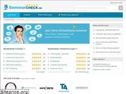 Sites similar to seminarcheck.de