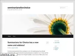 Sites similar to seminariansforchoice.wordpress.com