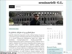 Sites similar to seminarieli.wordpress.com
