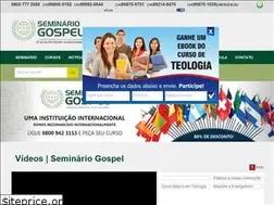Sites similar to seminariogospel.com.br