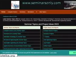 Sites similar to seminarsonly.com